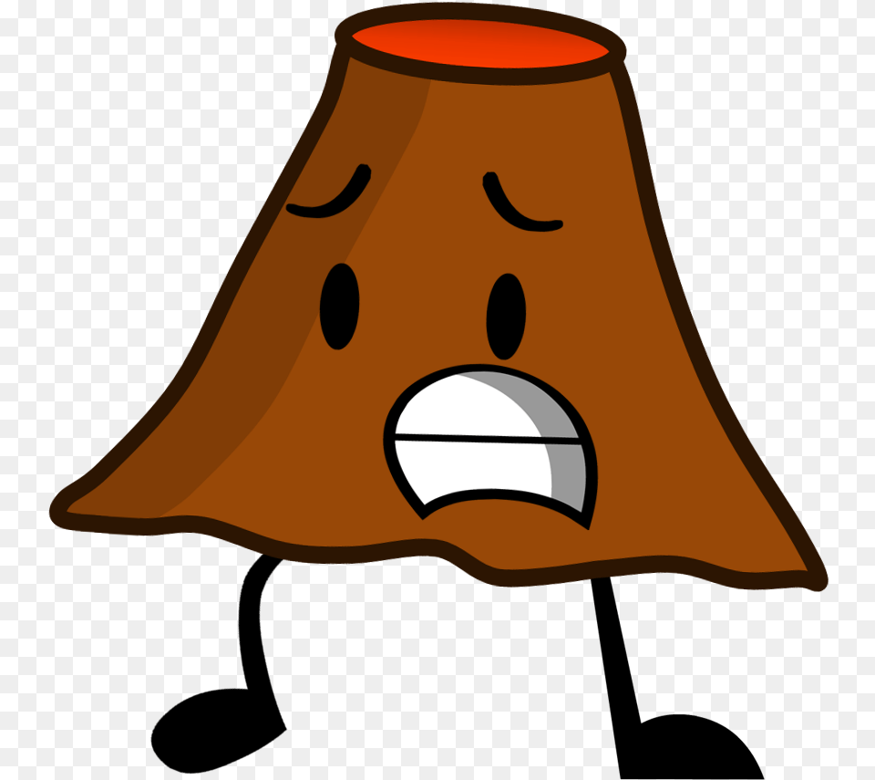 Volcano Cartoon Win For The Secret Prize Volcano, Lamp, Lampshade, Plant, Tree Png