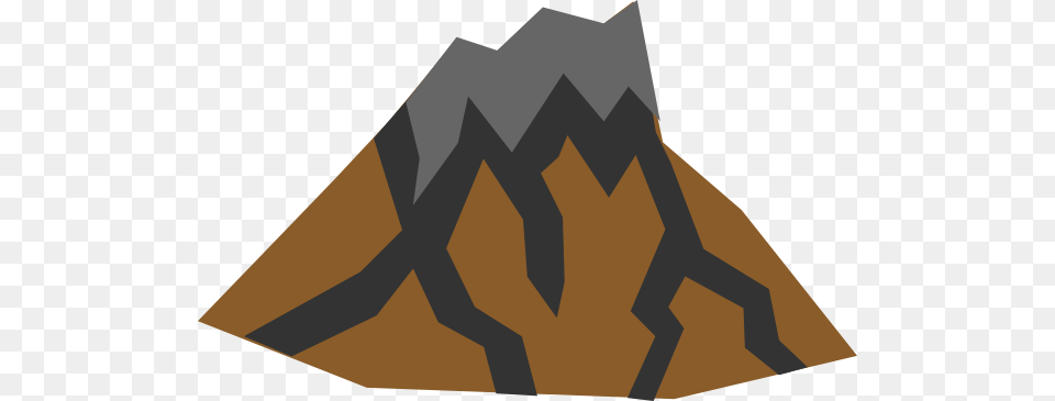 Volcano Clip Art, Mountain, Mountain Range, Nature, Outdoors Free Png Download