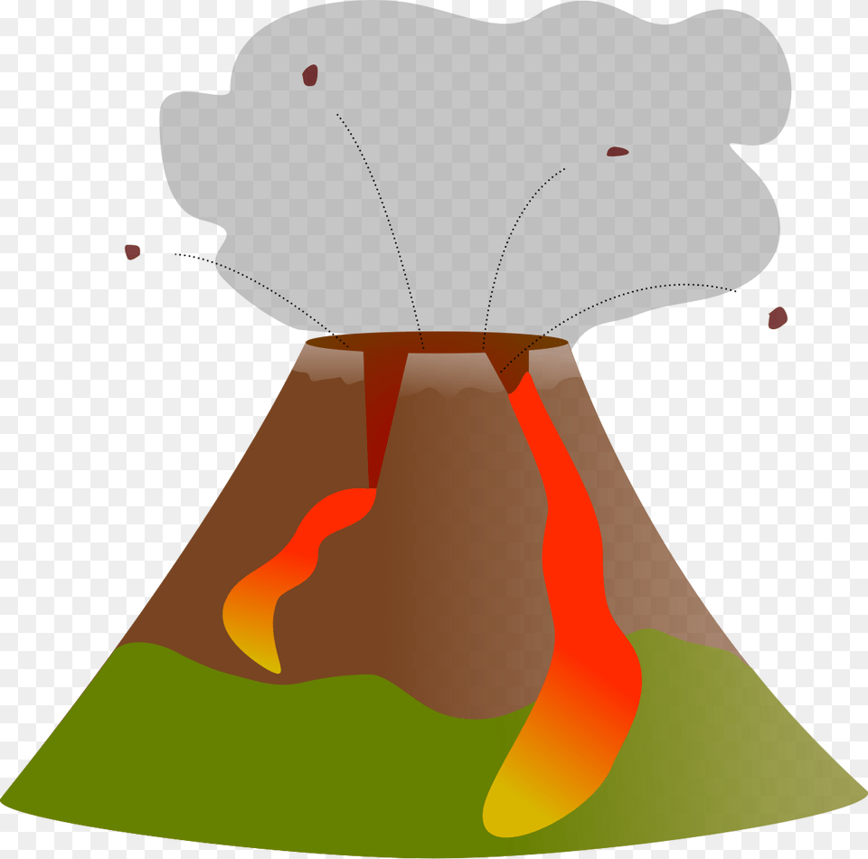 Volcano Clip Art, Mountain, Nature, Outdoors, Lamp Free Transparent Png