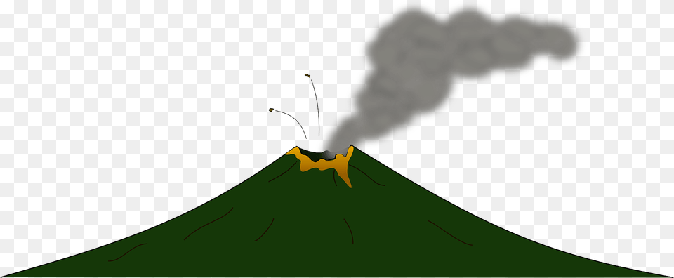 Volcano Clipart, Mountain, Nature, Outdoors, Eruption Free Transparent Png