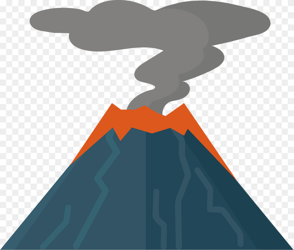 Volcano Clipart, Mountain, Nature, Outdoors, Eruption Png Image