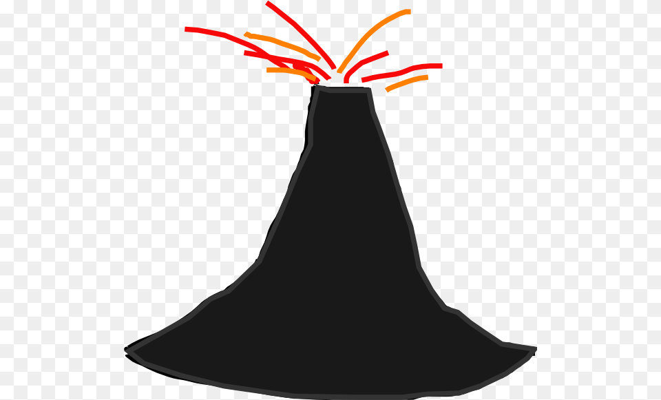 Volcano Clipart Erupting Wikiclipart Throughout Volcano, Lighting, Clothing, Hat, Formal Wear Free Png