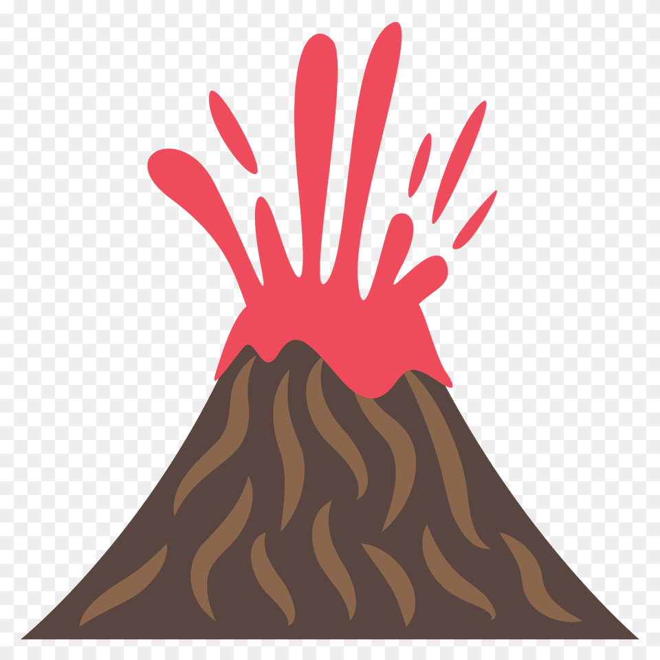 Volcano Emoji Clipart, Mountain, Nature, Outdoors, Eruption Free Png