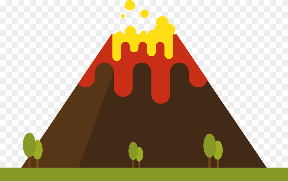 Volcano Eruption Clipart, Mountain, Nature, Outdoors, Dynamite Free Png Download