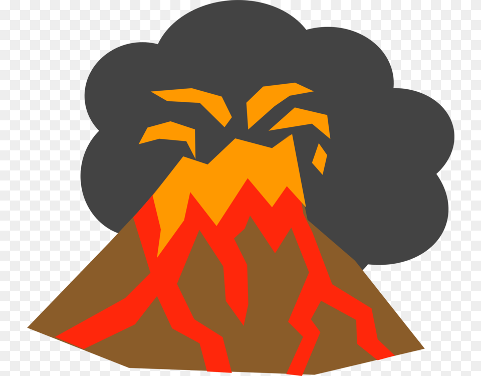 Volcano Eruption Of Mount Vesuvius In Lava Cartoon Vulcanian, Nature, Mountain, Outdoors, Wedding Free Transparent Png