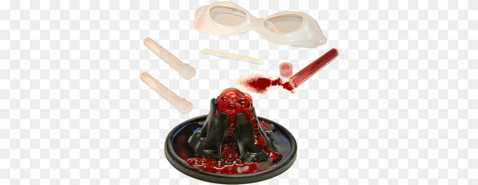 Volcano First Steps In Geology Educational, Cream, Dessert, Food, Ice Cream Png Image