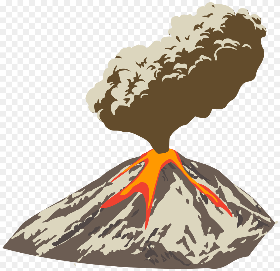 Volcano Background, Mountain, Nature, Outdoors, Eruption Free Png