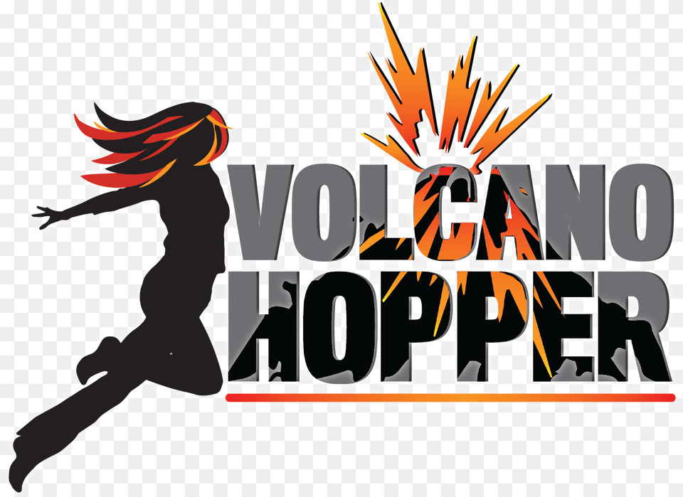 Volcano Hopper, Sticker, Person, Adult, Female Free Png Download
