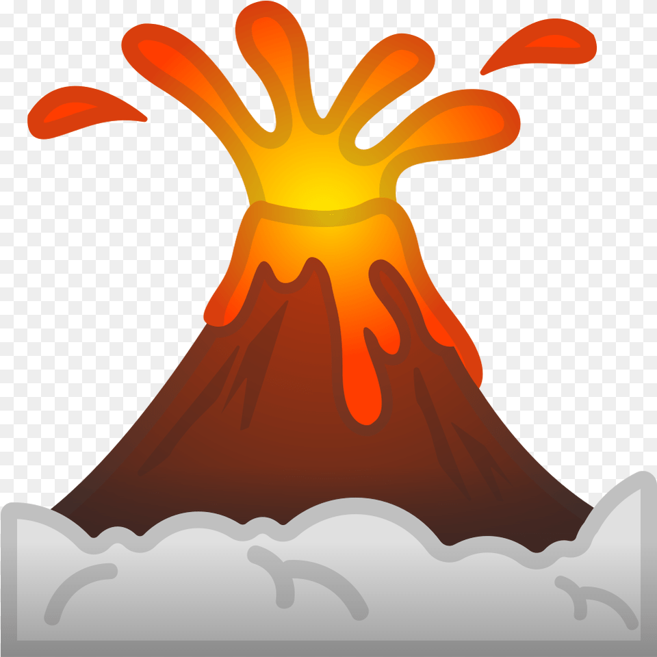 Volcano Icon Volcano Emoji, Eruption, Mountain, Nature, Outdoors Free Png Download