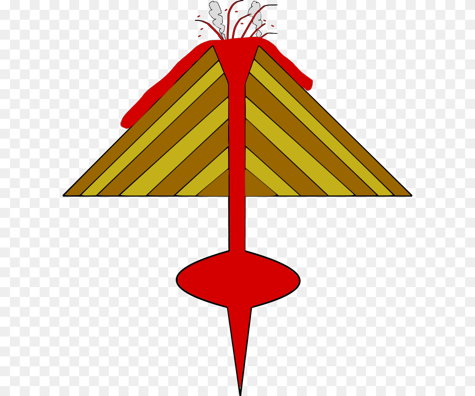 Volcano Lava Hot Fire Volcano, Cross, Symbol Free Transparent Png