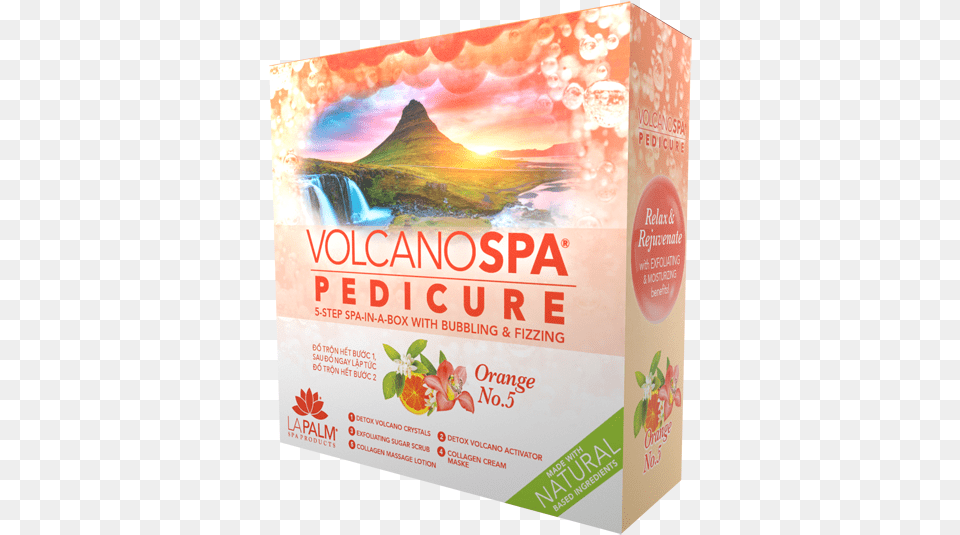 Volcano Spa Pedicure, Advertisement, Herbal, Herbs, Plant Free Png