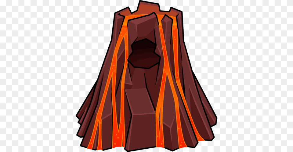 Volcano Transparent Pictures, Cape, Clothing, Fashion, Dress Free Png Download
