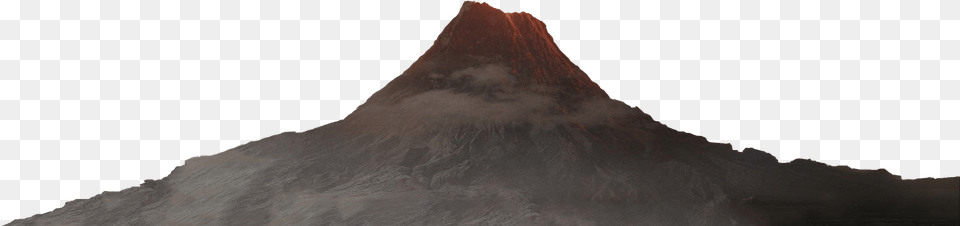 Volcano Volcano With Blank Background, Mountain, Nature, Outdoors, Mountain Range Free Transparent Png