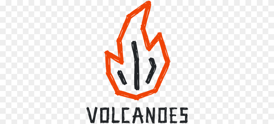 Volcanoes Logoartboard 1 Carmine, Electronics, Hardware, Clothing, Glove Png