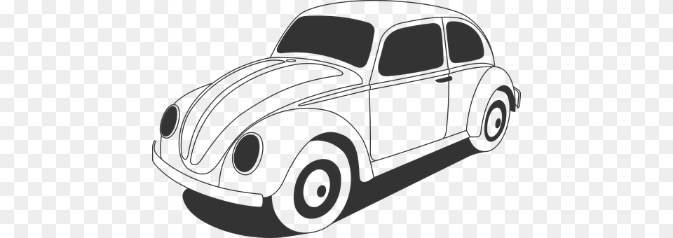 Volkswagen Stencil, Car, Transportation, Vehicle Png