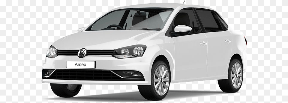 Volkswagen Ameo Silver Colour, Car, Sedan, Transportation, Vehicle Png