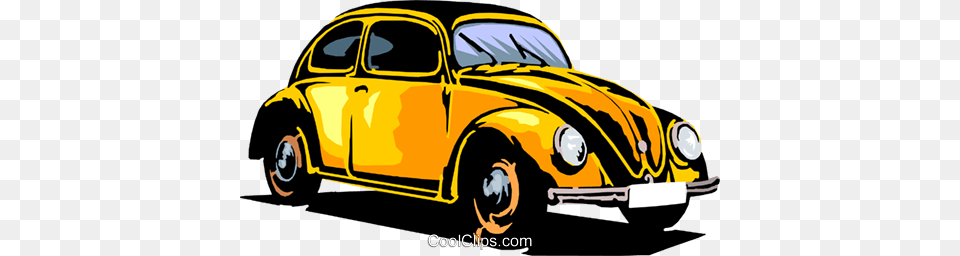 Volkswagen Beetle Royalty Vector Clip Art Illustration, Car, Transportation, Vehicle, Taxi Free Png Download