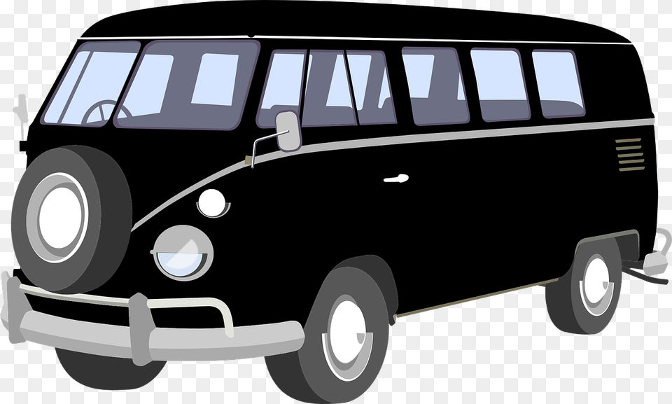 Volkswagen Bus Vector, Caravan, Transportation, Van, Vehicle Png