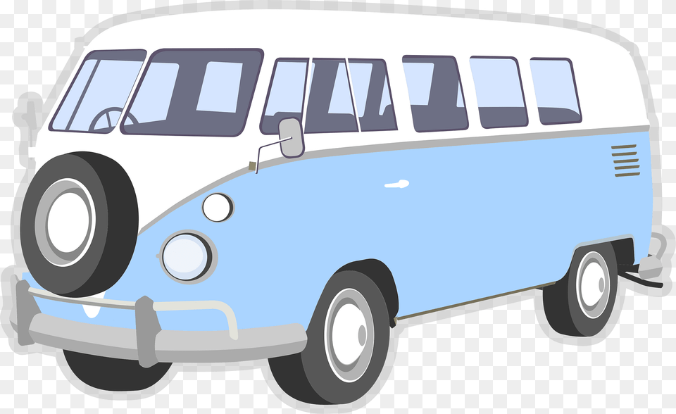 Volkswagen Clipart, Bus, Caravan, Minibus, Transportation Png Image