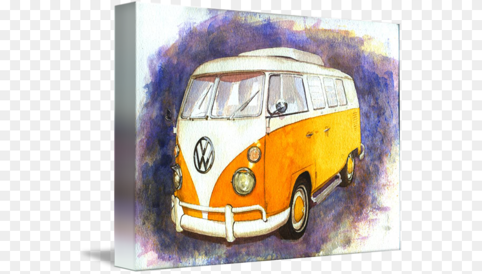 Volkswagen Drawing Camper Vw Compact Van, Caravan, Transportation, Vehicle, Car Free Png