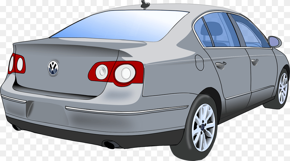 Volkswagen Family Sedan Clipart, Vehicle, Car, Transportation, Wheel Png Image