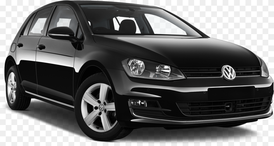 Volkswagen Golf Company Car Front View, Alloy Wheel, Vehicle, Transportation, Tire Free Png Download
