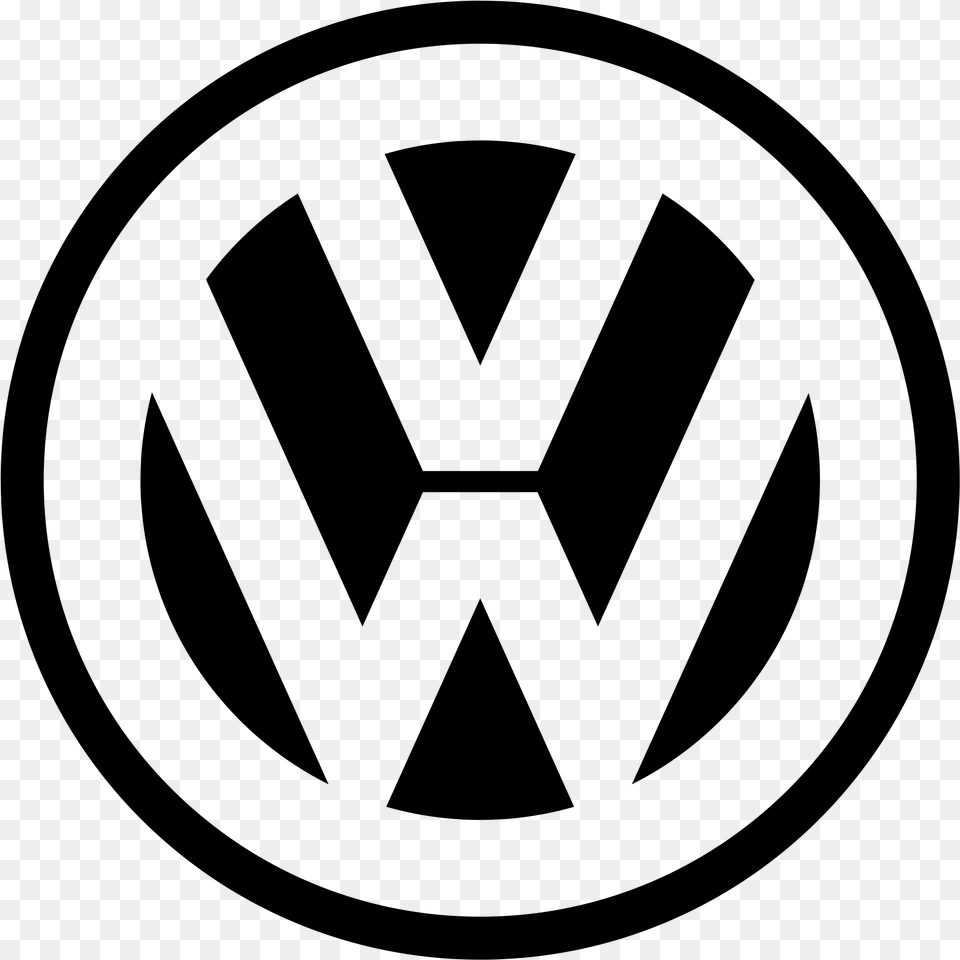 Volkswagen Logo Clip Art, Gray Png