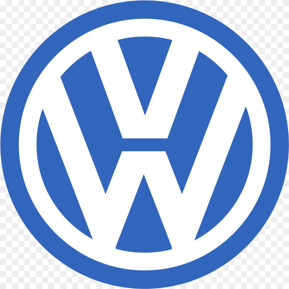 Volkswagen Logo White, Road Sign, Sign, Symbol Free Png Download