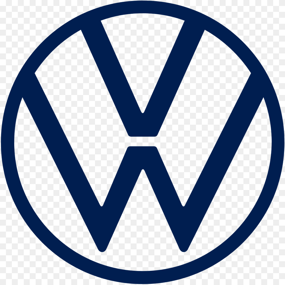Volkswagen New Logo Vs Old, Symbol, Road Sign, Sign Free Transparent Png