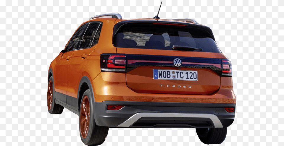Volkswagen T Sport Suv Back T Ctoss Vw, License Plate, Transportation, Vehicle, Bumper Png Image
