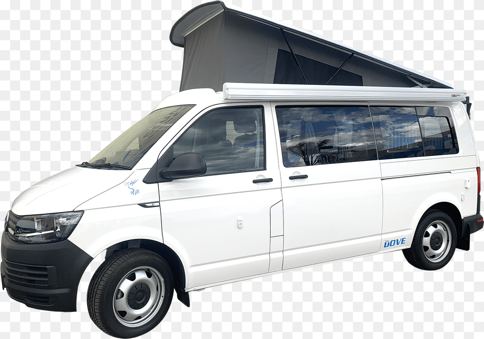 Volkswagen Transporter Campervan New T6 Pop Top Tilt Compact Van, Caravan, Transportation, Vehicle, Bus Png Image