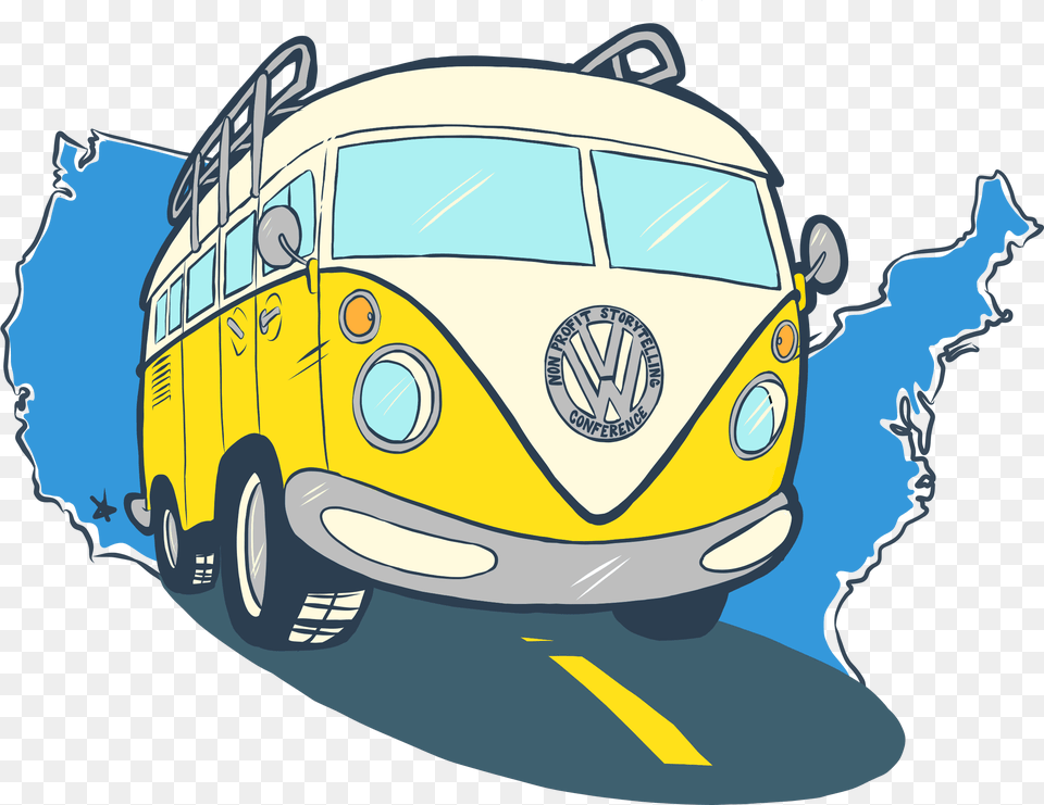 Volkswagen Van Tour, Caravan, Transportation, Vehicle, Bus Free Png Download