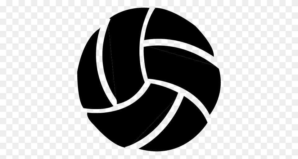 Volleyball, Gray Free Png Download