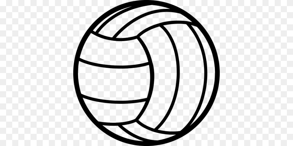 Volleyball, Gray Png