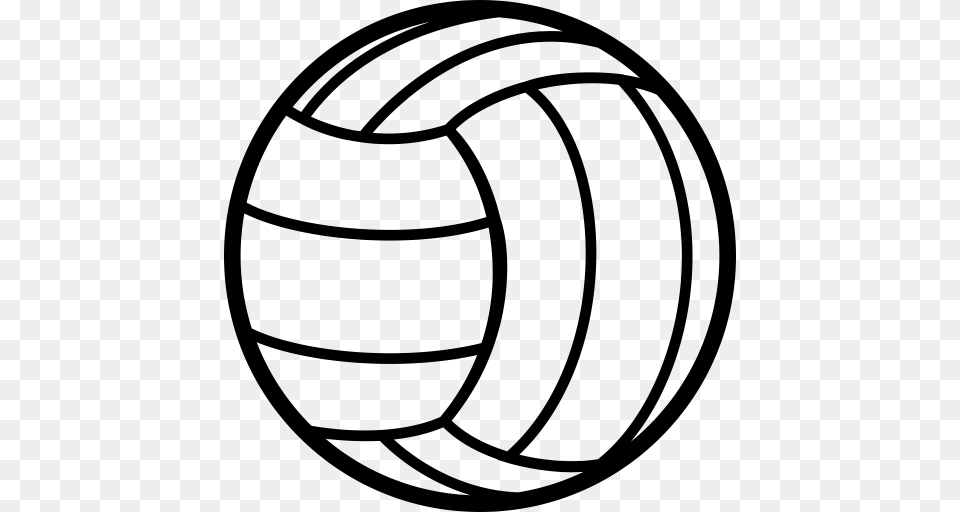 Volleyball, Gray Free Transparent Png