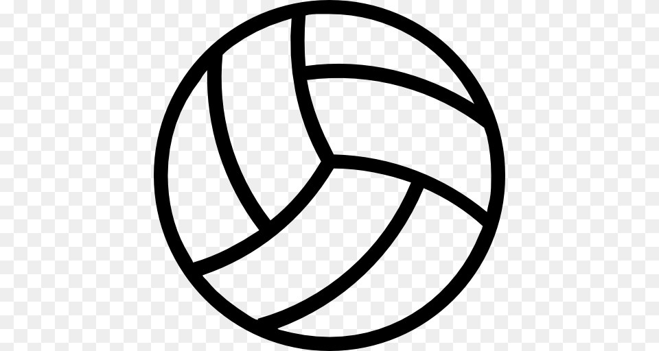 Volleyball Ball Outline, Football, Soccer, Soccer Ball, Sphere Free Png Download