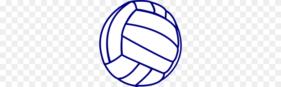 Volleyball Blue Outline Clip Art, Ball, Football, Sport, Sphere Free Transparent Png