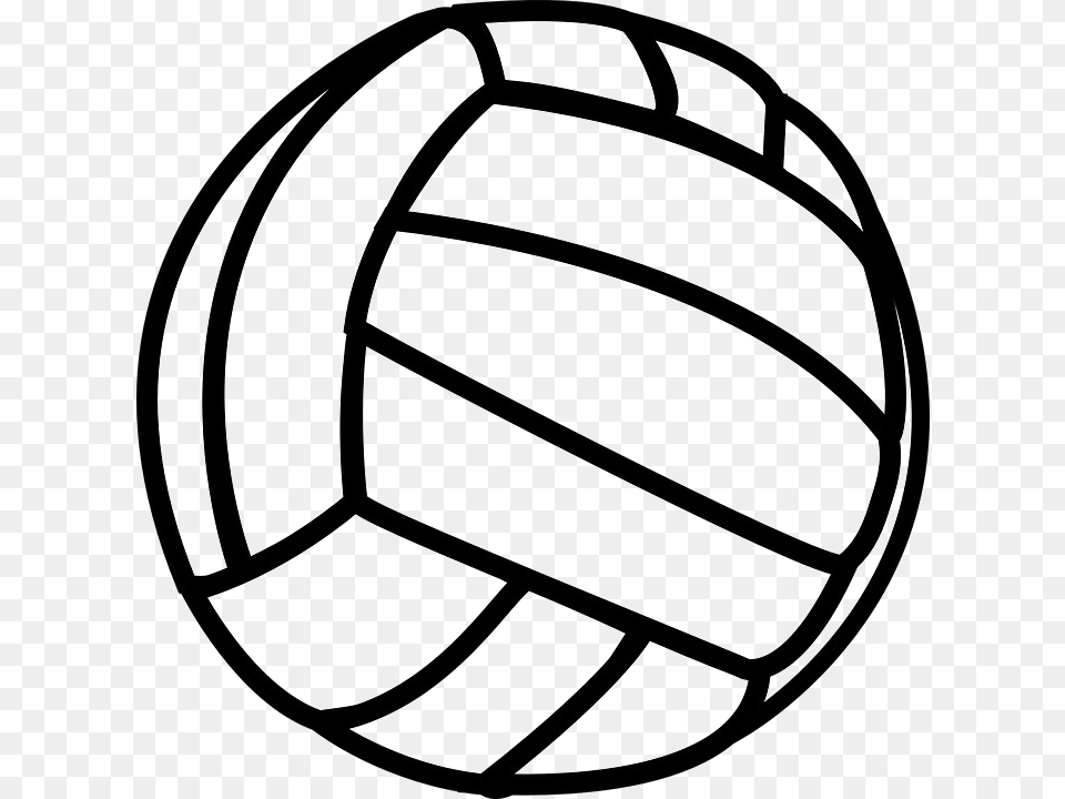 Volleyball Clip Art Vector Volleyball Clipart Black And White, Ball, Football, Soccer, Soccer Ball Free Png Download