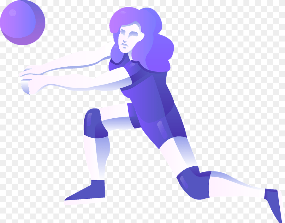 Volleyball Clipart, Purple, Adult, Female, Person Free Transparent Png