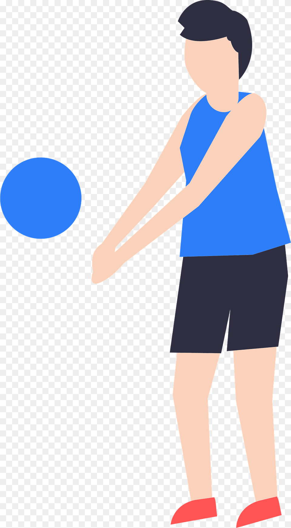 Volleyball Clipart, Clothing, Shorts, Person, Ball Png Image