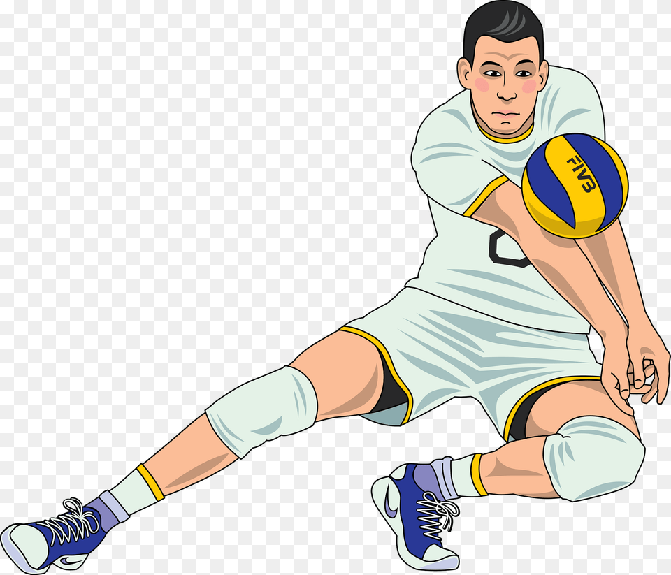 Volleyball Clipart, Person, Shorts, Clothing, Head Png