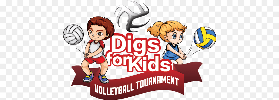 Volleyball Clipart Grass Volleyball Kids, Baby, Person, Book, Publication Free Transparent Png