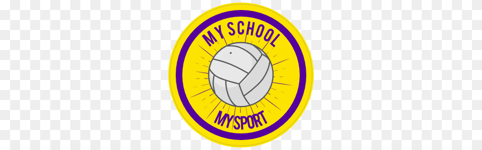 Volleyball Fundraiser Stickers And Decals, Logo, Sphere, Badge, Symbol Png Image