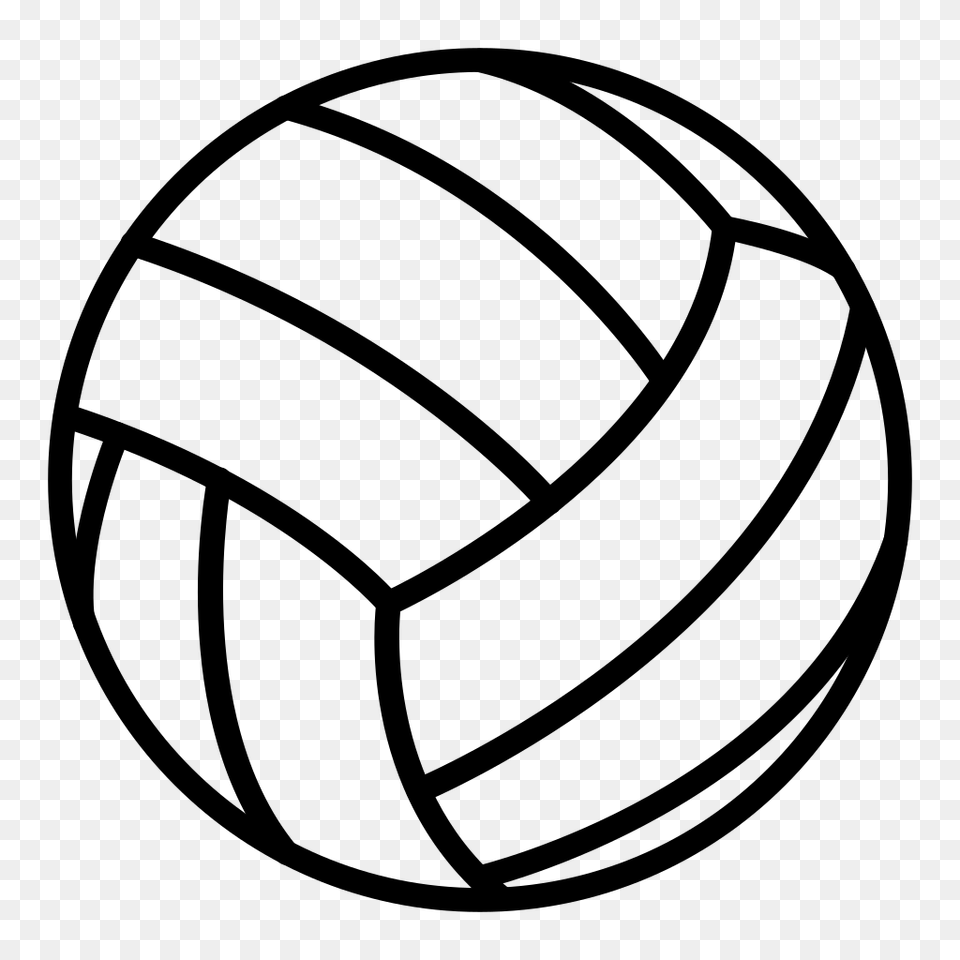 Volleyball Icon, Gray Png Image