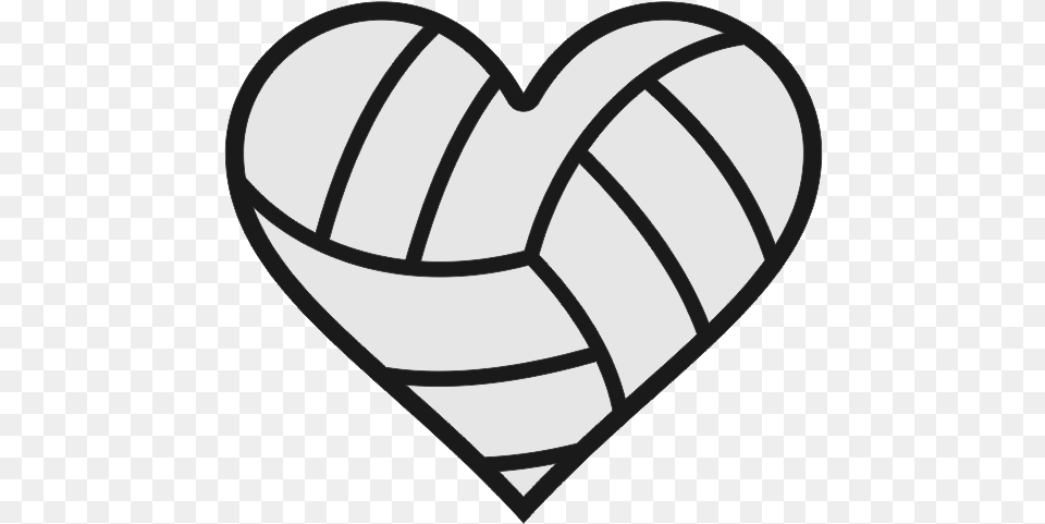 Volleyball In A Heart, Ammunition, Grenade, Weapon Png Image