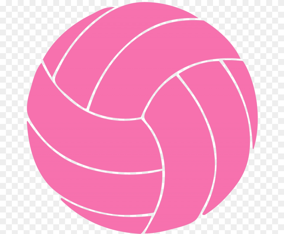 Volleyball Net Clipart Black Transparent Pink Volleyball Clipart, Ball, Football, Soccer, Soccer Ball Free Png Download