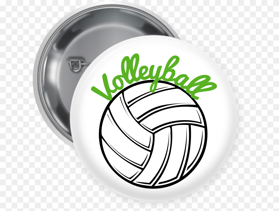 Volleyball Pin Backed Button Save The Turtles Pin, Plate, Knot Free Png Download