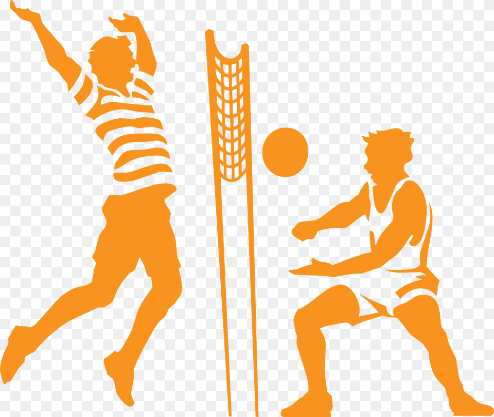Volleyball Play Man Transprent Voley Playa Dibujo, Adult, Person, Male, Baby Free Png Download