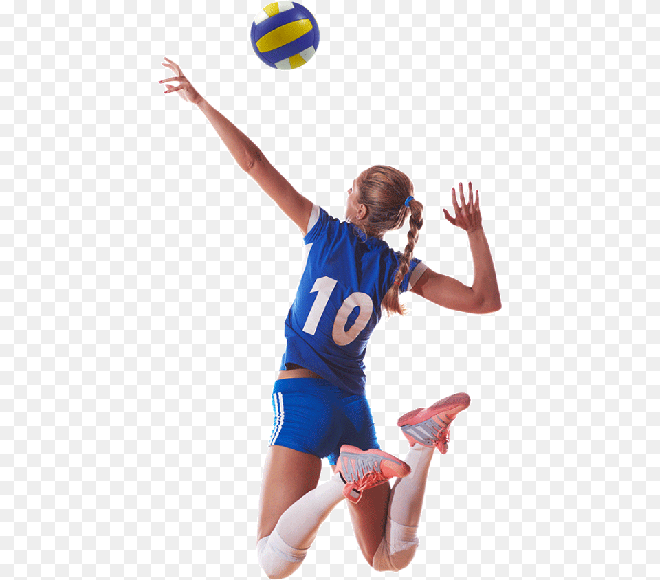 Volleyball Player, Sphere, Teen, Hand, Girl Png Image