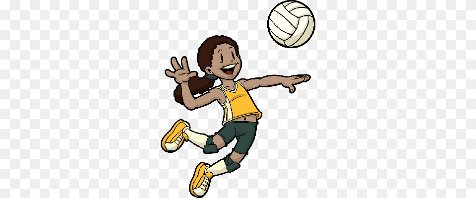 Volleyball Player Clipart, Boy, Child, Male, Person Png Image